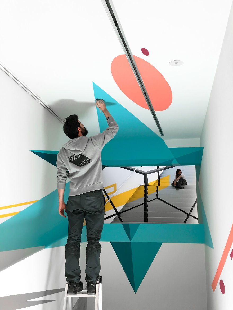 We Created Three Anamorphic Installations That Change Shape As You Walk Through Them