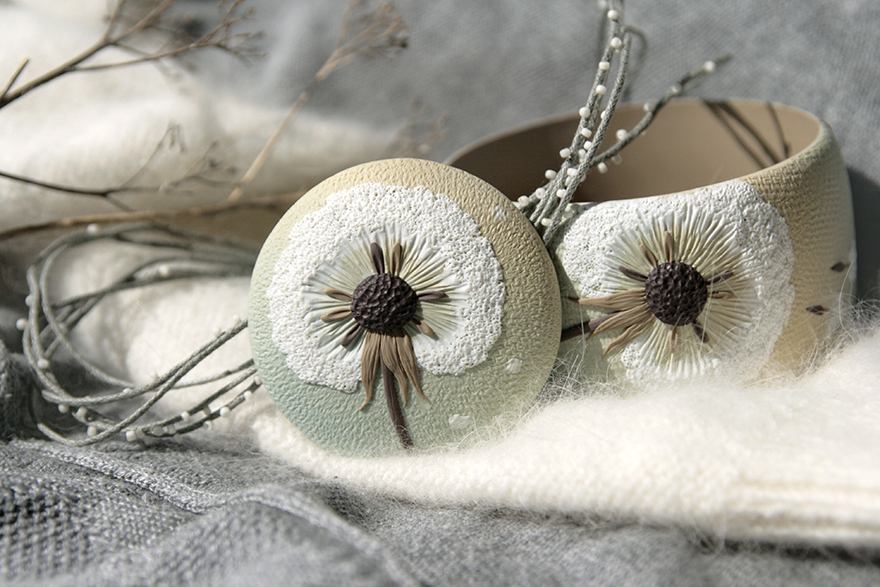 Nature-Inspired Jewelry That I Sculpt Out Of Polymer Clay