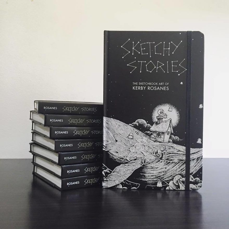 Reproduction Of Kerby Rosanes's Sketchbook Filled With Inspiration