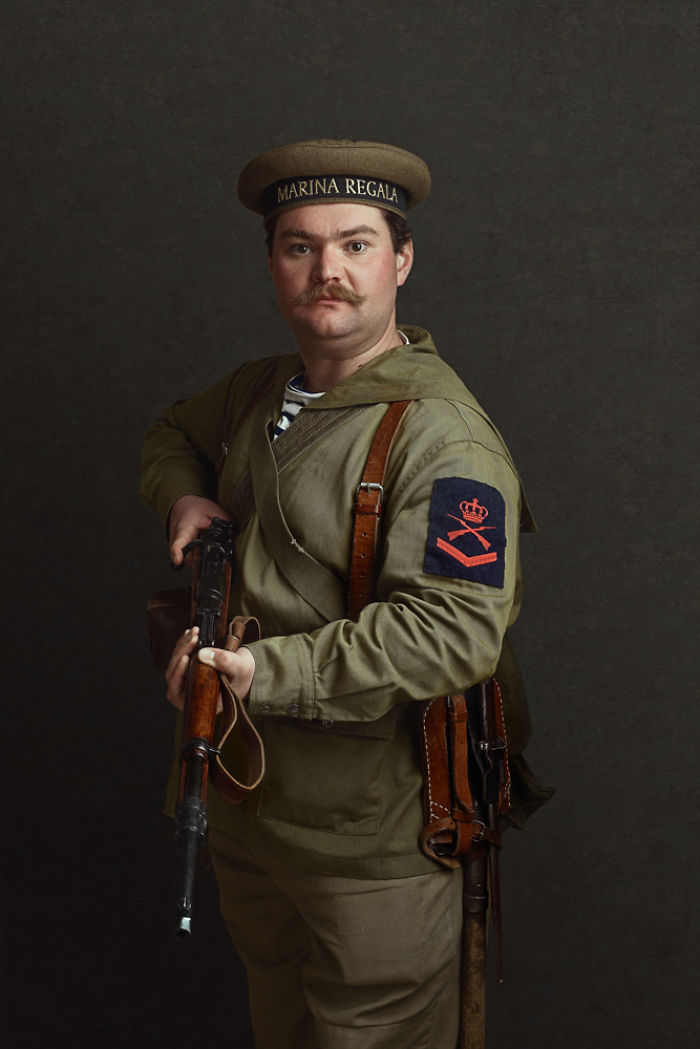My Portraits Of Romanian Military Reenactment Group Members In Military Uniforms