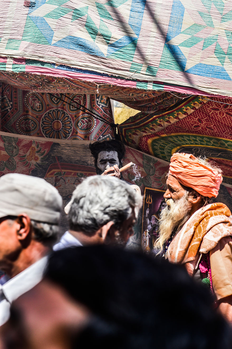 I Photographed Holy Indian Men During Shivratri Festival