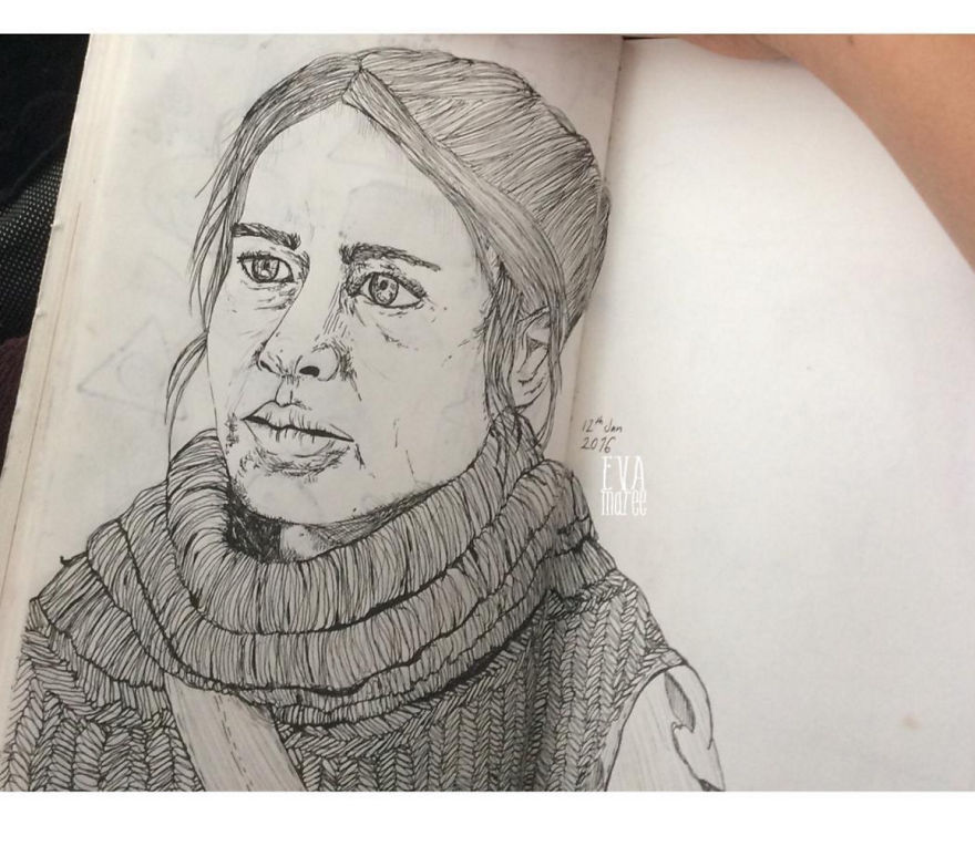 5 Months Worth Of Drawing- My Sketchbook. 5 Months Worth Of Drawing- My Sketchbook.