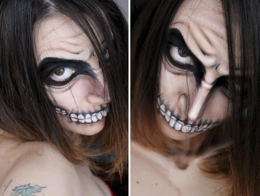 Artist Transforms Herself Into Different Characters Using Only Makeup