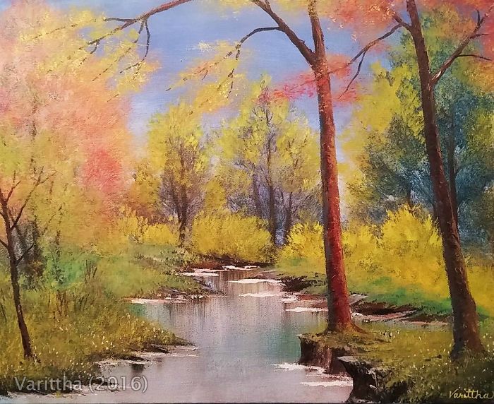 Here's What Happened When I Tried To Paint Like Bob Ross