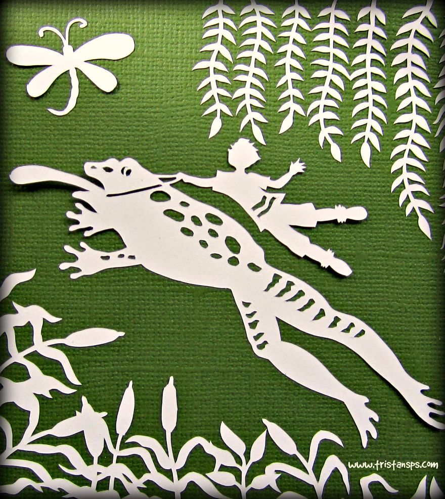 I Make Whimsical Papercuts With Characters That Will Make You Smile