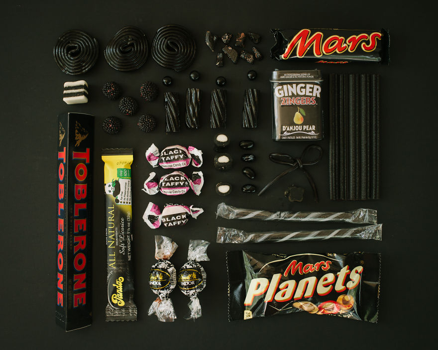 An Architecture Student Photographing Candies In A Bold, Colorful Way