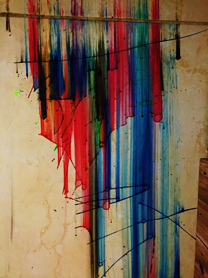 My Paint Fell On The Floor And It Looks Way Better Than Anything I’ve