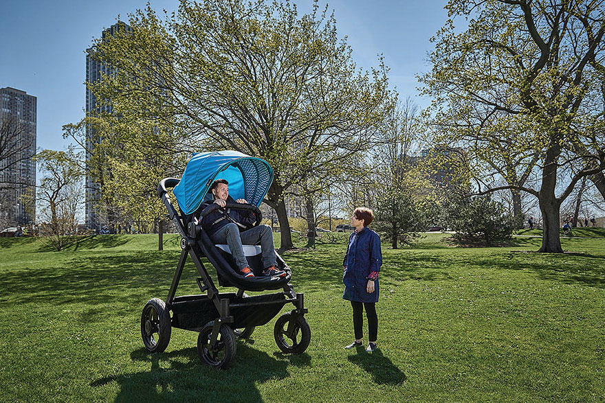 Giant Strollers For Adults Let Parents Test Drive Before Buying