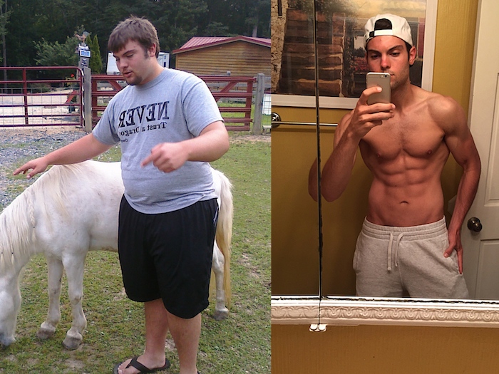 2012 (305 Lbs) Vs. 2016 (165 Lbs). The Difference Diet, Exercise, And Consistent Can Make!