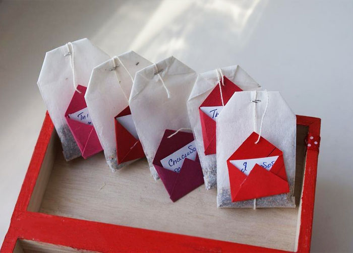 Creative Envelope With Letter Tea Bags