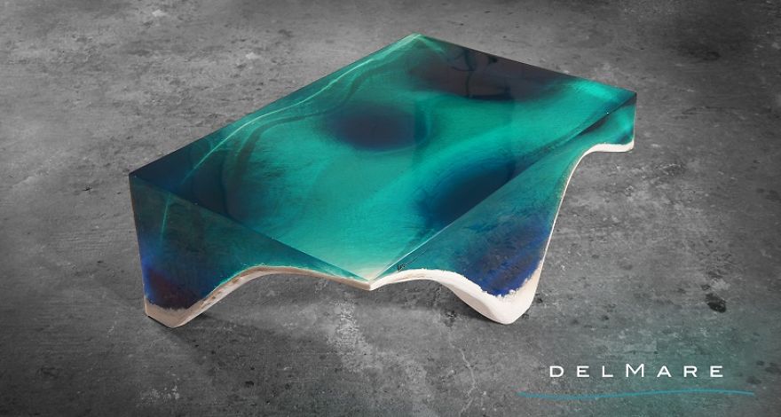 Sea-Inspired Table Will Let You Gaze Into The Depths Of The Sea While Dining