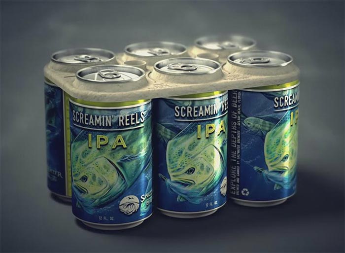 Edible Six-Pack Rings Feed Sea Creatures Instead Of Killing Them
