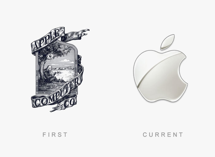 50 Famous Logos Then And Now