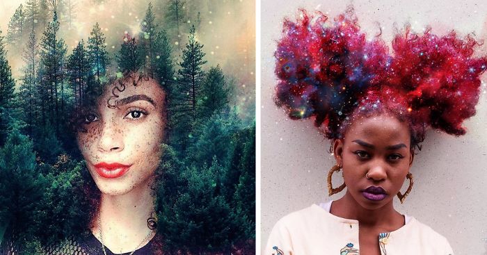 Afros Turned Into Flowery Galaxies To Make Black Women Proud Of