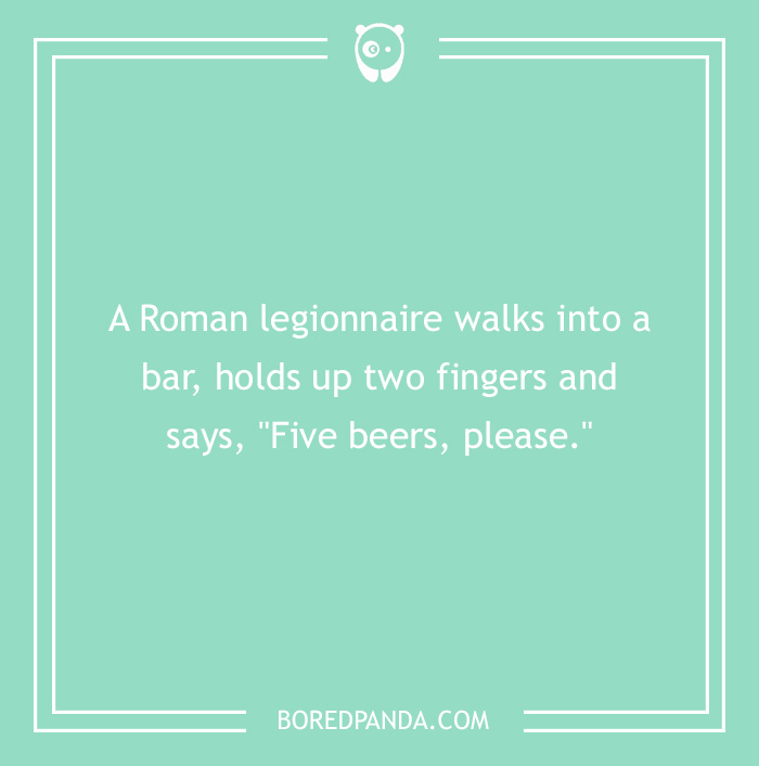 A Legionnaire Walks Into A Bar