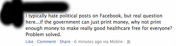 I Hate Political Posts On Facebook, But...