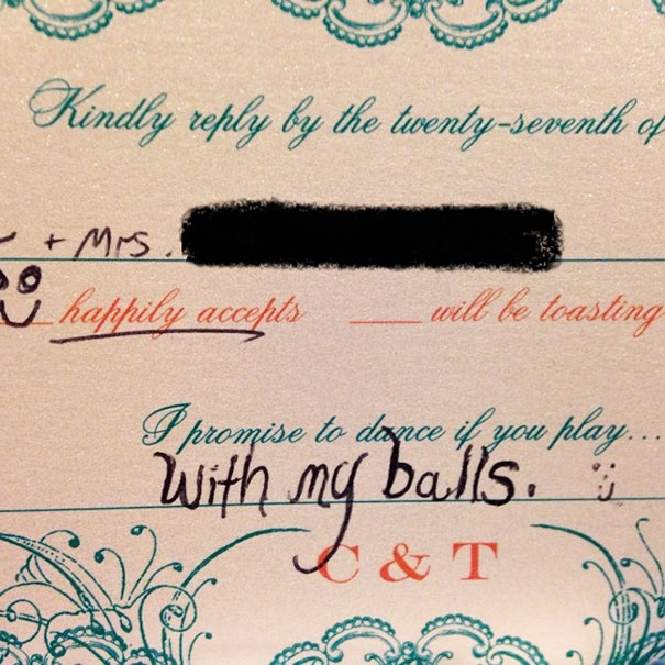 This Is How My Husband Responds To His Cousin's Wedding Invitation