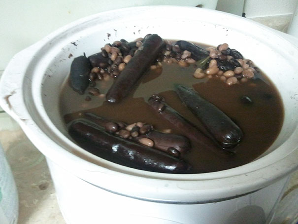 My Husband Wanted To Make Dinner Tonight In The Crock Pot. Those Used To Be Hot Dogs