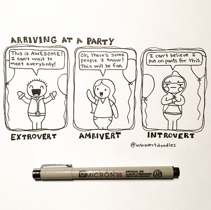Funny Introvert Comics