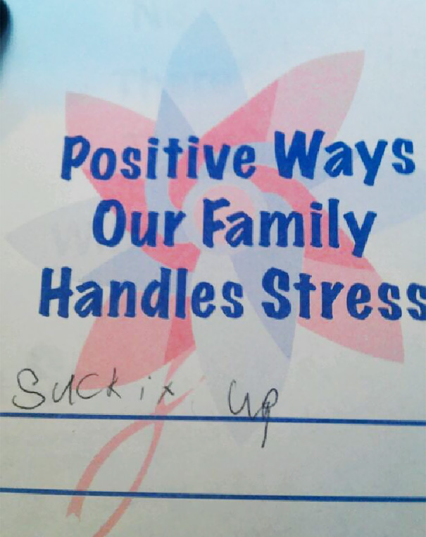 How My 6 Year Old Sister Handles Stress