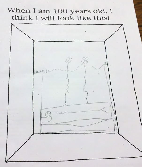 My Son, At Age 7, School Assignment