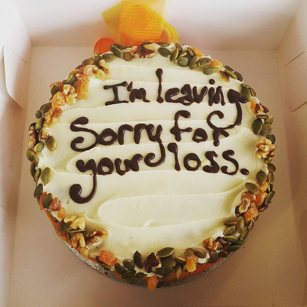 Got A New Job Last Week. This Is The Leaving Cake I Made For The Office On My Last Day