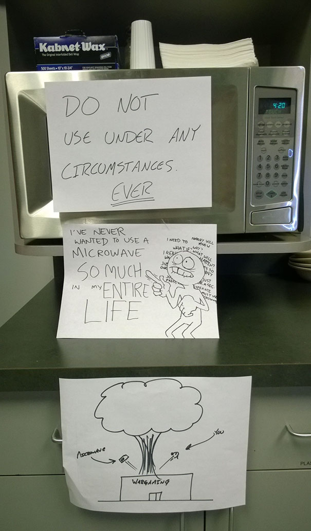Microwave At The Office Is Out Of Order & I Work With Artists/Comedians