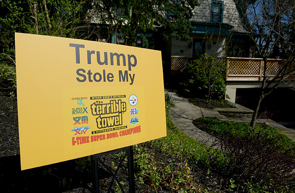 Anti-trump Yard Sign
