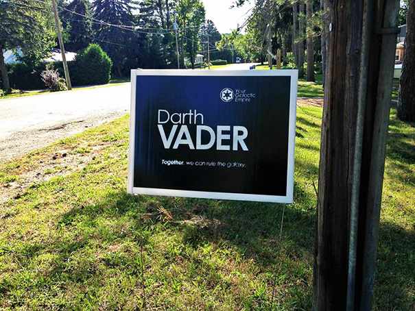 Political Yard Sign