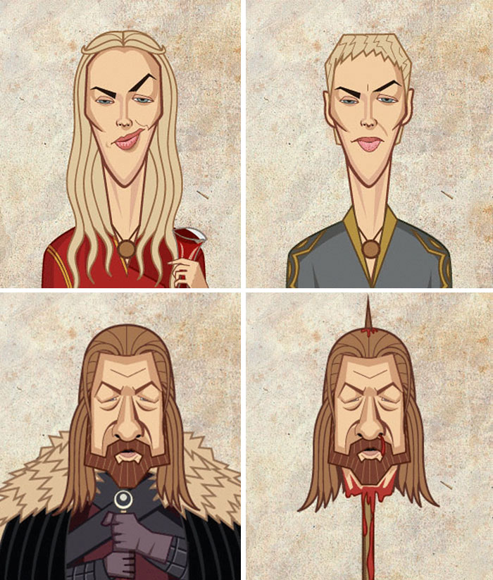 Game Of Thrones Characters Now And Then