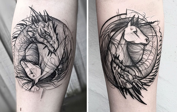 Sketch Tattoos By Frank Carrilho Show The Beauty Of Imperfection