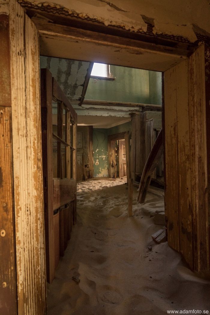 The Abandoned Town Of Kolmanskop, Where Sand Is Reclaiming The Land