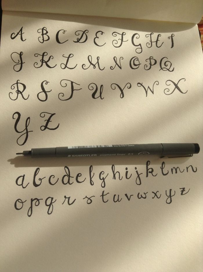 Calligraphy By A Beginner