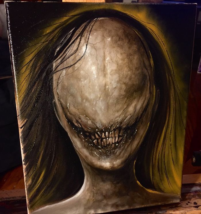 Few Of My Latest Horror Paintings