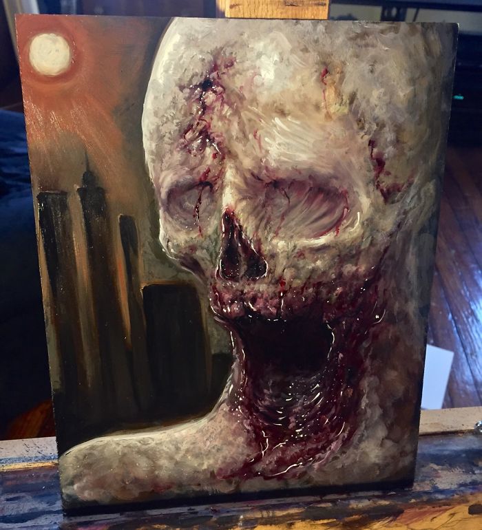 Dark Art Oil Paintings That I've Recently Created