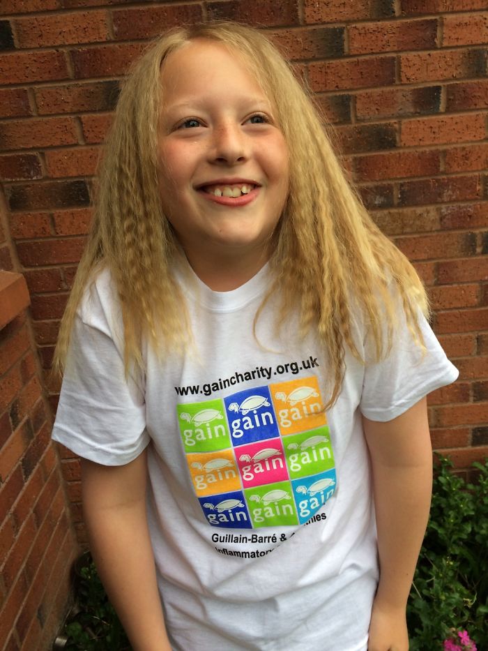 10 Year Old Boy Grows His Hair To Donate It To A Girl With Cancer