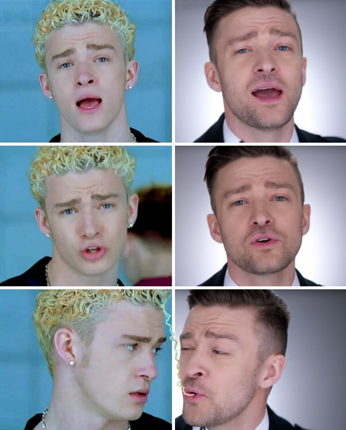 Someone Compared Old Justin Timberlake With New One And Now Everything Makes Sense
