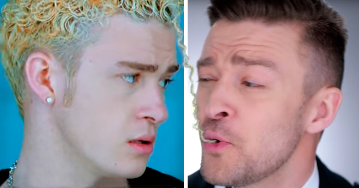 justin timberlake then and now