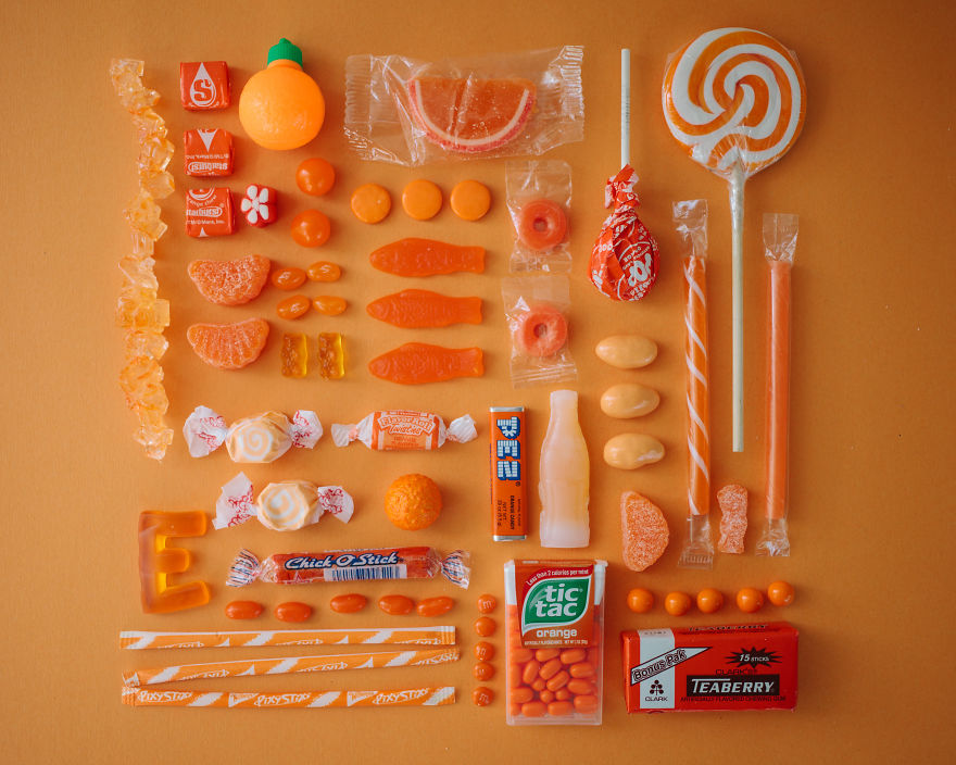 An Architecture Student Photographing Candies In A Bold, Colorful Way