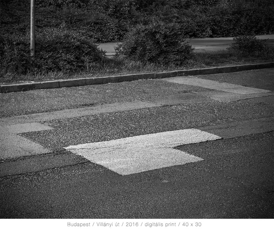 I Photograph Pothole Cover-Ups On Asphalt