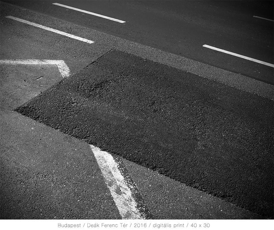 I Photograph Pothole Cover-Ups On Asphalt