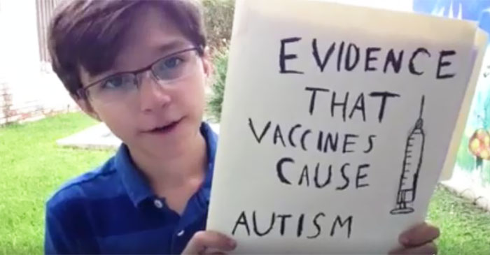 12-Year-Old Scientist Reveals Evidence Linking Vaccines To Autism