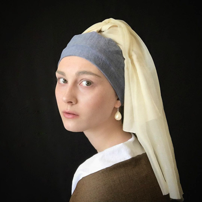 Girl With A Pearl Earring Recreation