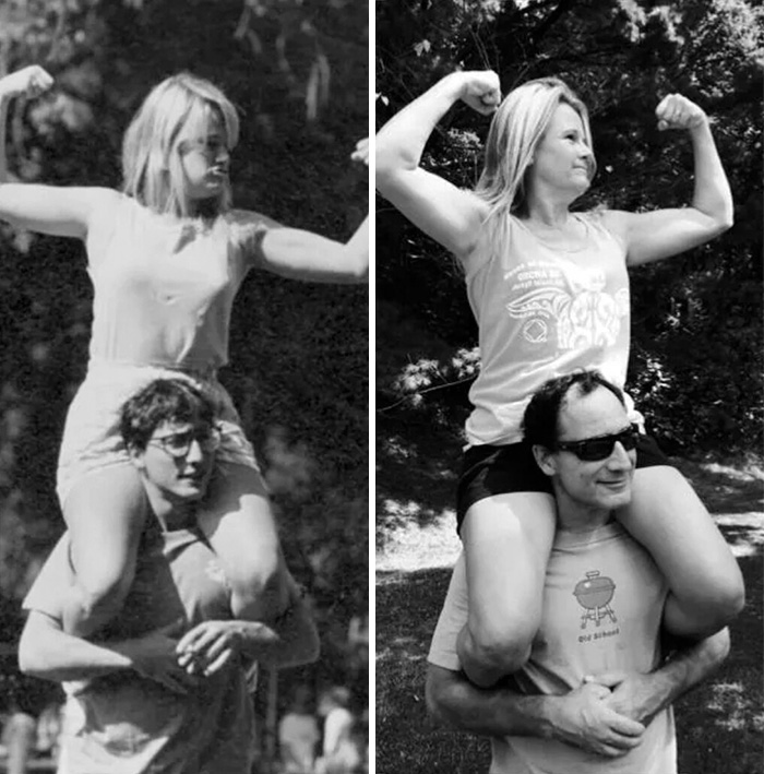 Some Friends Of Mine In 1988 And Then 2014. They're By Far The Most Awesome Couple I Know
