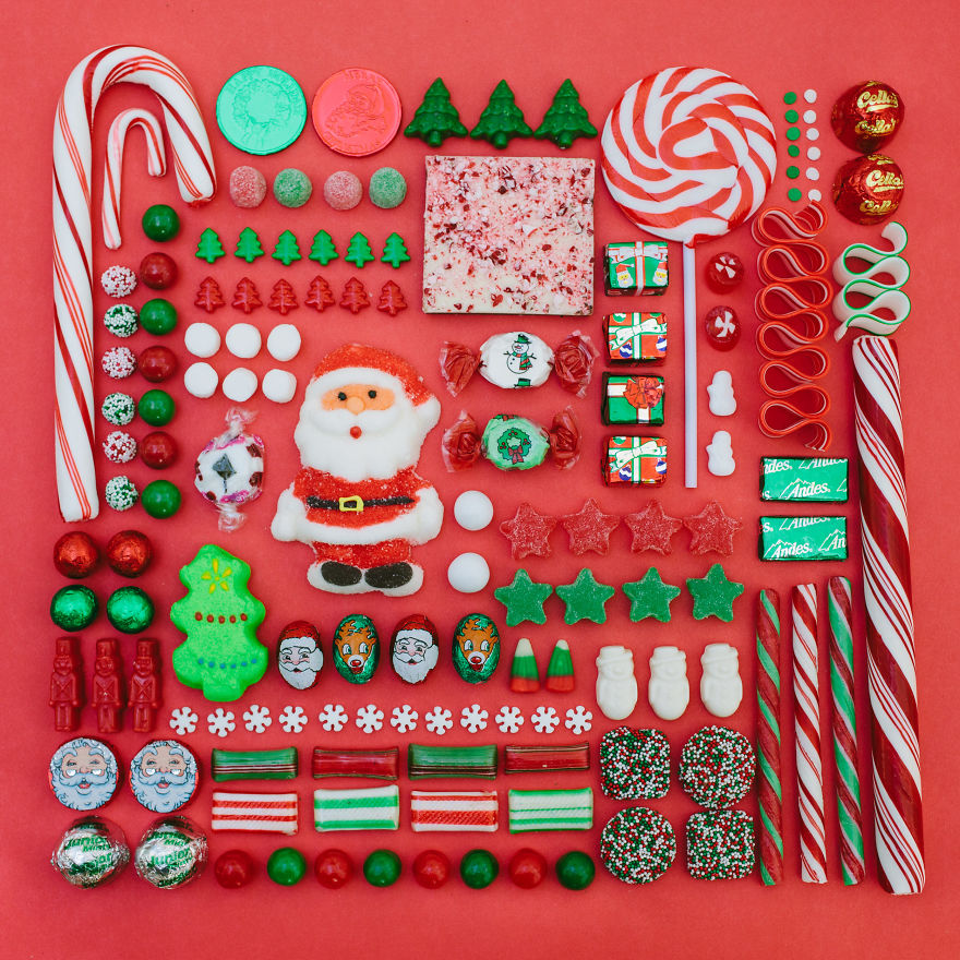 An Architecture Student Photographing Candies In A Bold, Colorful Way