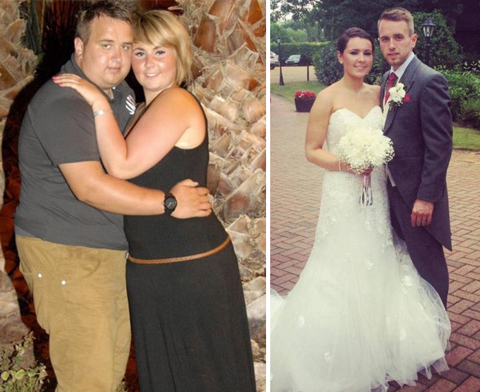 This Couple Loses A Combined 133 Pounds To Look Super Hot On Wedding Day
