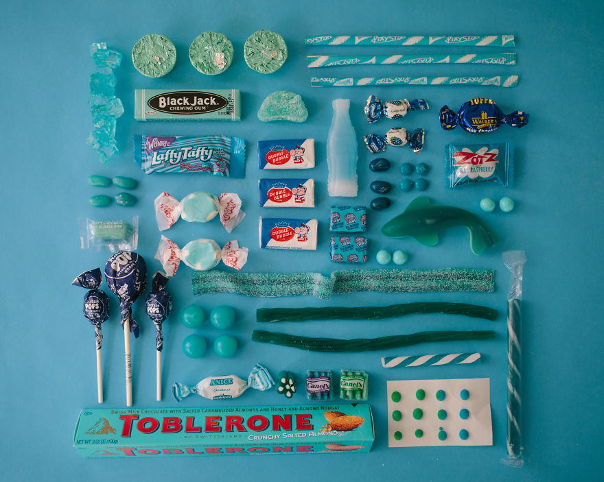 An Architecture Student Photographing Candies In A Bold, Colorful Way