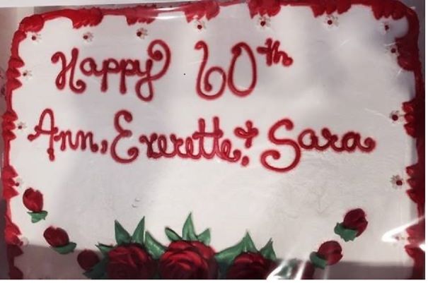 Happy 60th Anniversary Everett & Sara, Not Ann, Everette, & Sara!!