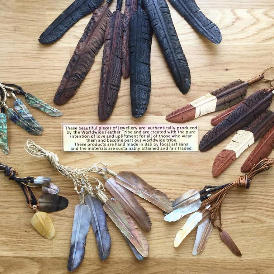This Hand Carved Feather Jewelry Is Creating An International Community