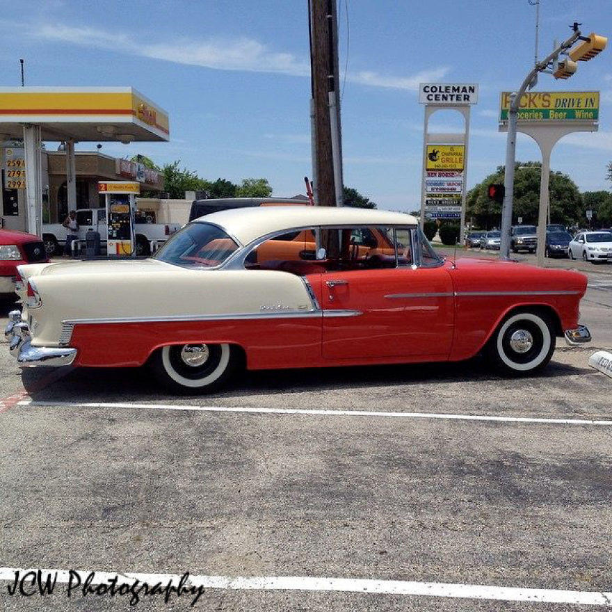 Old Cars And Gas Stations